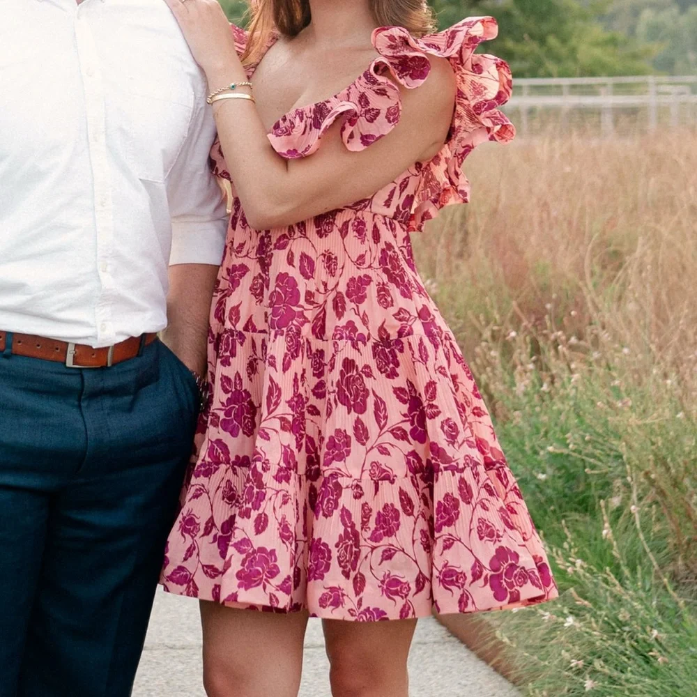 Zimmerman Lovestruck pleated mini dress - Picture 1 of 5